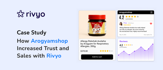 How Arogyamshop Increased Trust and Sales with Rivyo Reviews