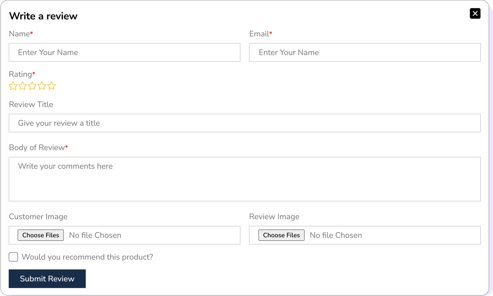 Automates Review Request