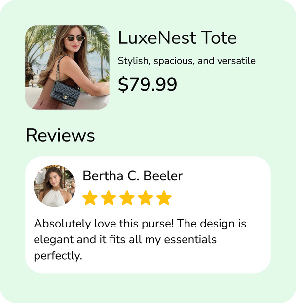 Product Page Reviews